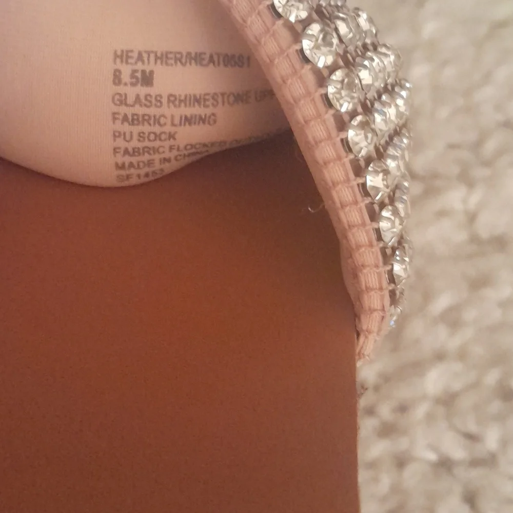 STEVE MADDEN Heather Blingy Sandal Slides Size 8.5 - Picture 15 of 17